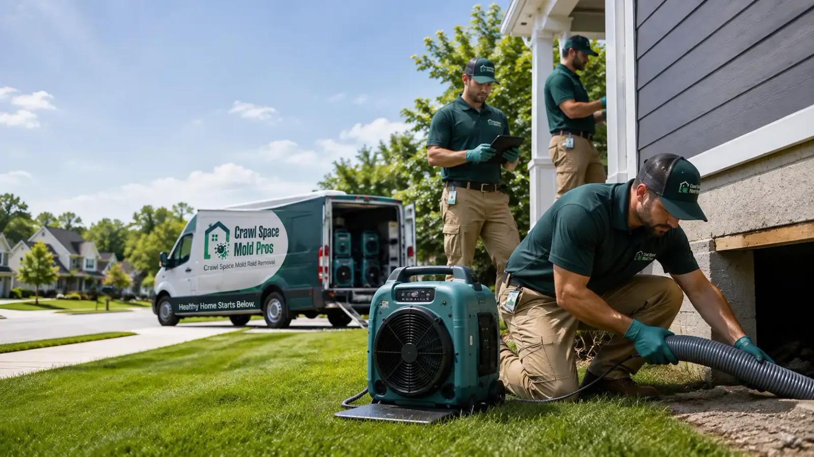 Crawl Space Mold Removal in Burlington, WY